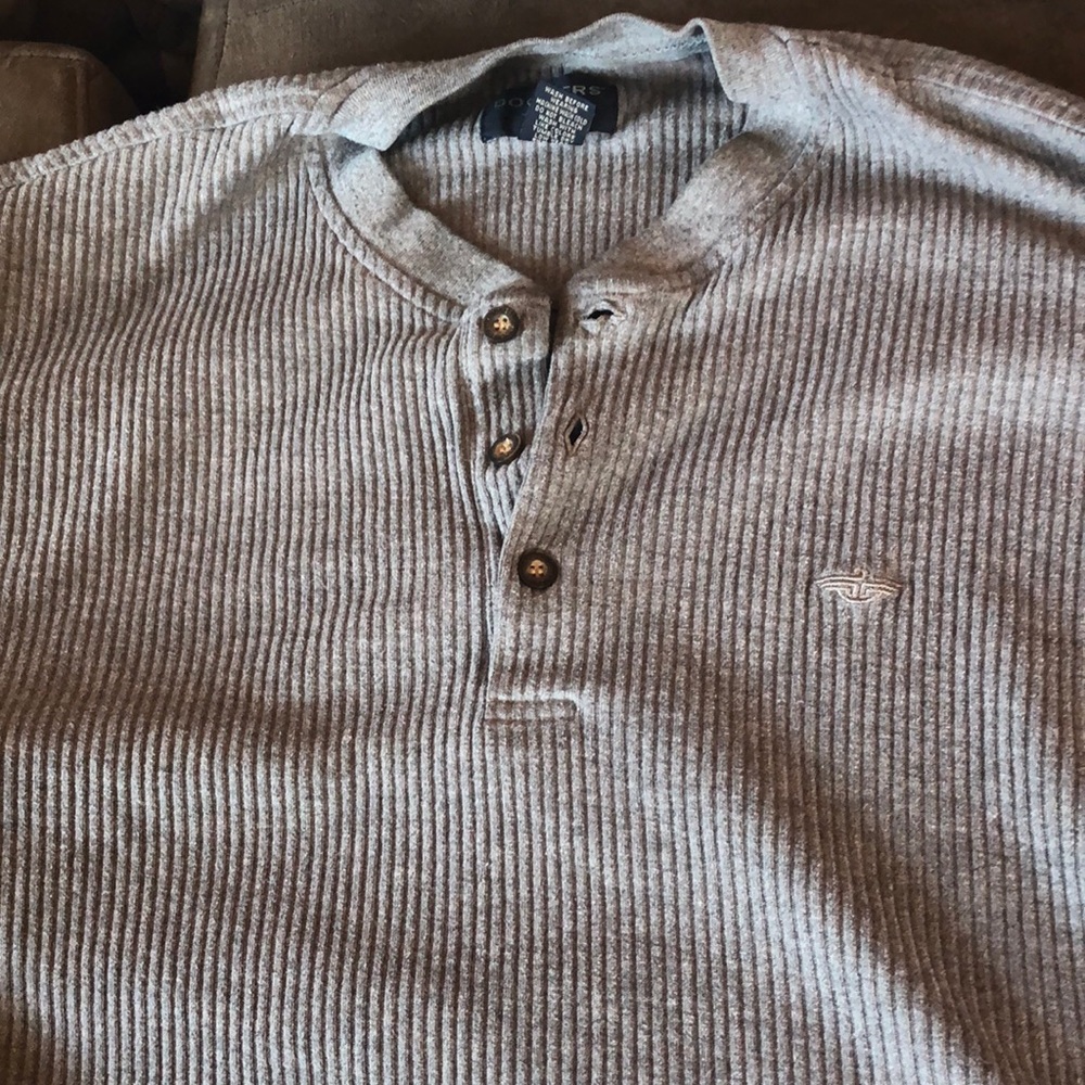 Mens grey sleepwear shirt